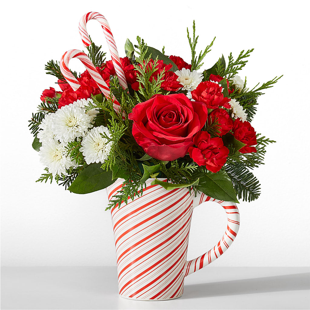 Peppermint Swirl Mug – KAY'S FLORAL AFFAIR, Monett MO