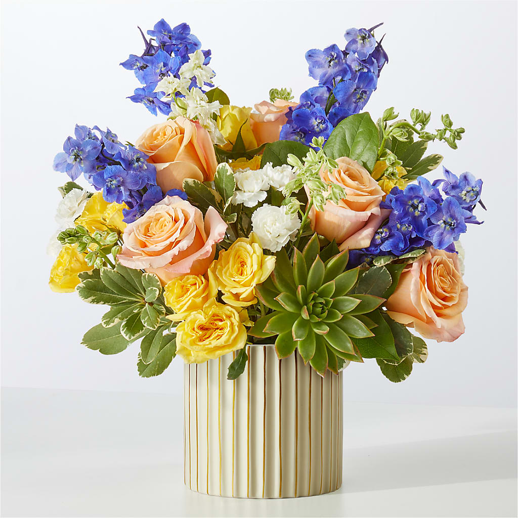 Cobalt Reverie Bouquet – KAY'S FLORAL AFFAIR, Monett MO