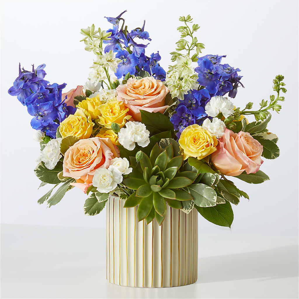 Cobalt Reverie Bouquet – KAY'S FLORAL AFFAIR, Monett MO