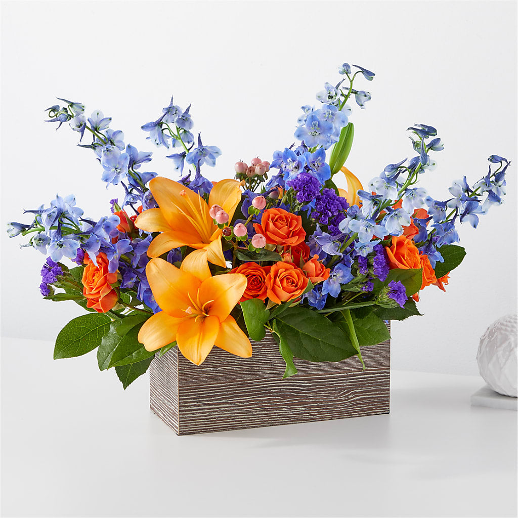 Radiant Citrus Box Bouquet – KAY'S FLORAL AFFAIR, Monett MO