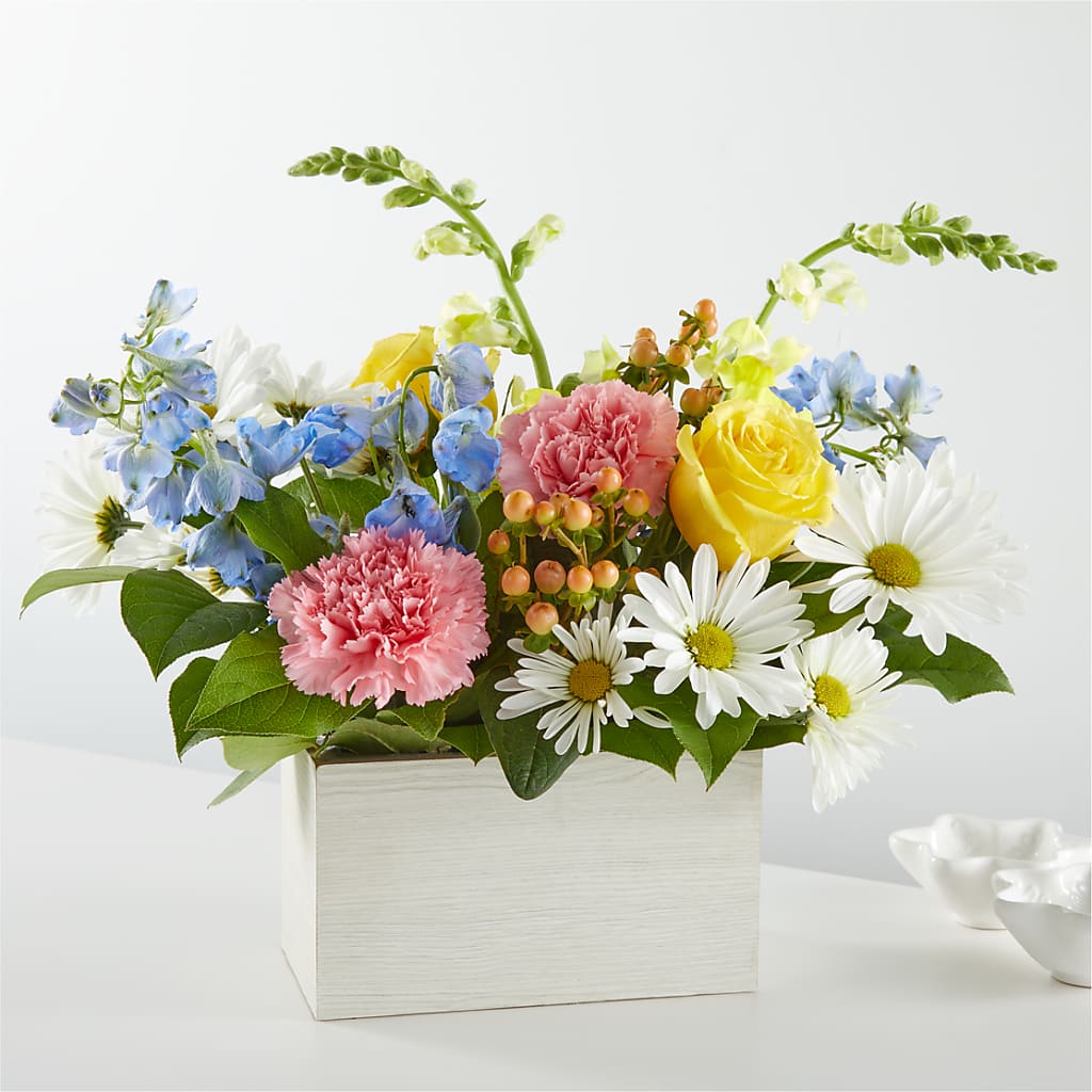 Sun Salutation Box Bouquet – KAY'S FLORAL AFFAIR, Monett MO