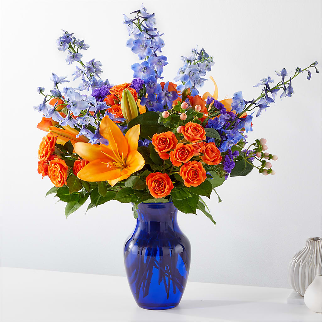 Radiant Citrus Bouquet – KAY'S FLORAL AFFAIR, Monett MO