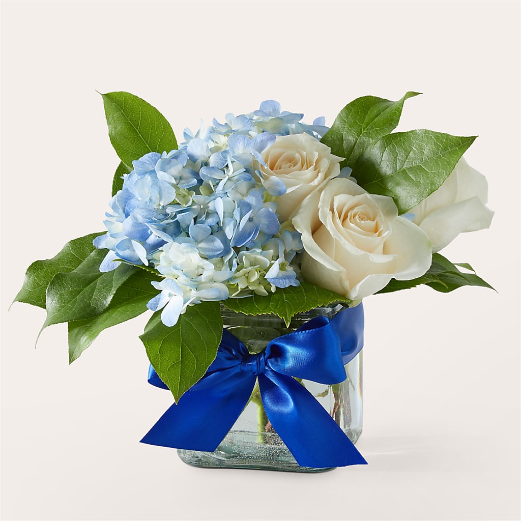 Sky Blue Delight Bouquet – KAY'S FLORAL AFFAIR, Monett MO