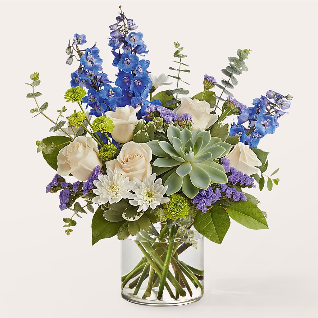 Cerulean Waves Bouquet – KAY'S FLORAL AFFAIR, Monett MO