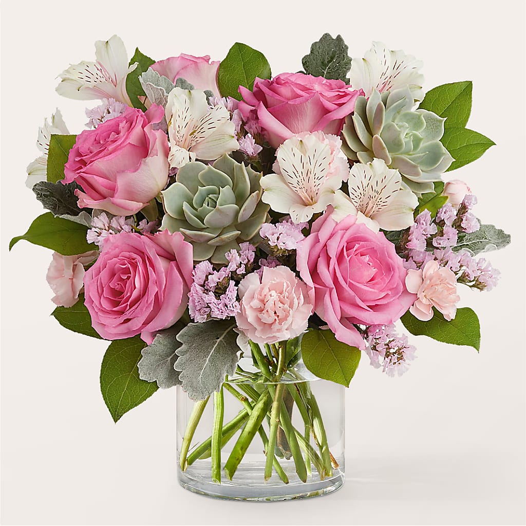 Dusty Rose Bouquet – KAY'S FLORAL AFFAIR, Monett MO