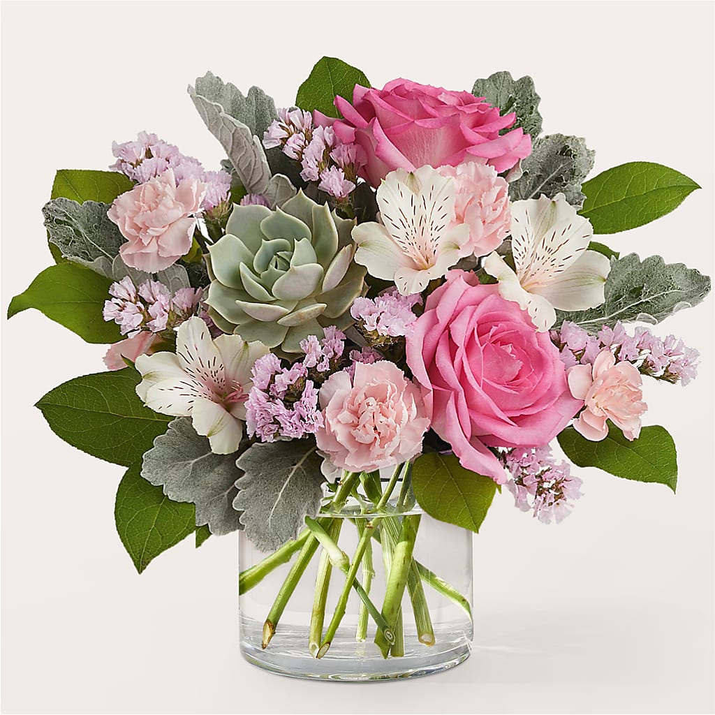 Dusty Rose Bouquet – KAY'S FLORAL AFFAIR, Monett MO