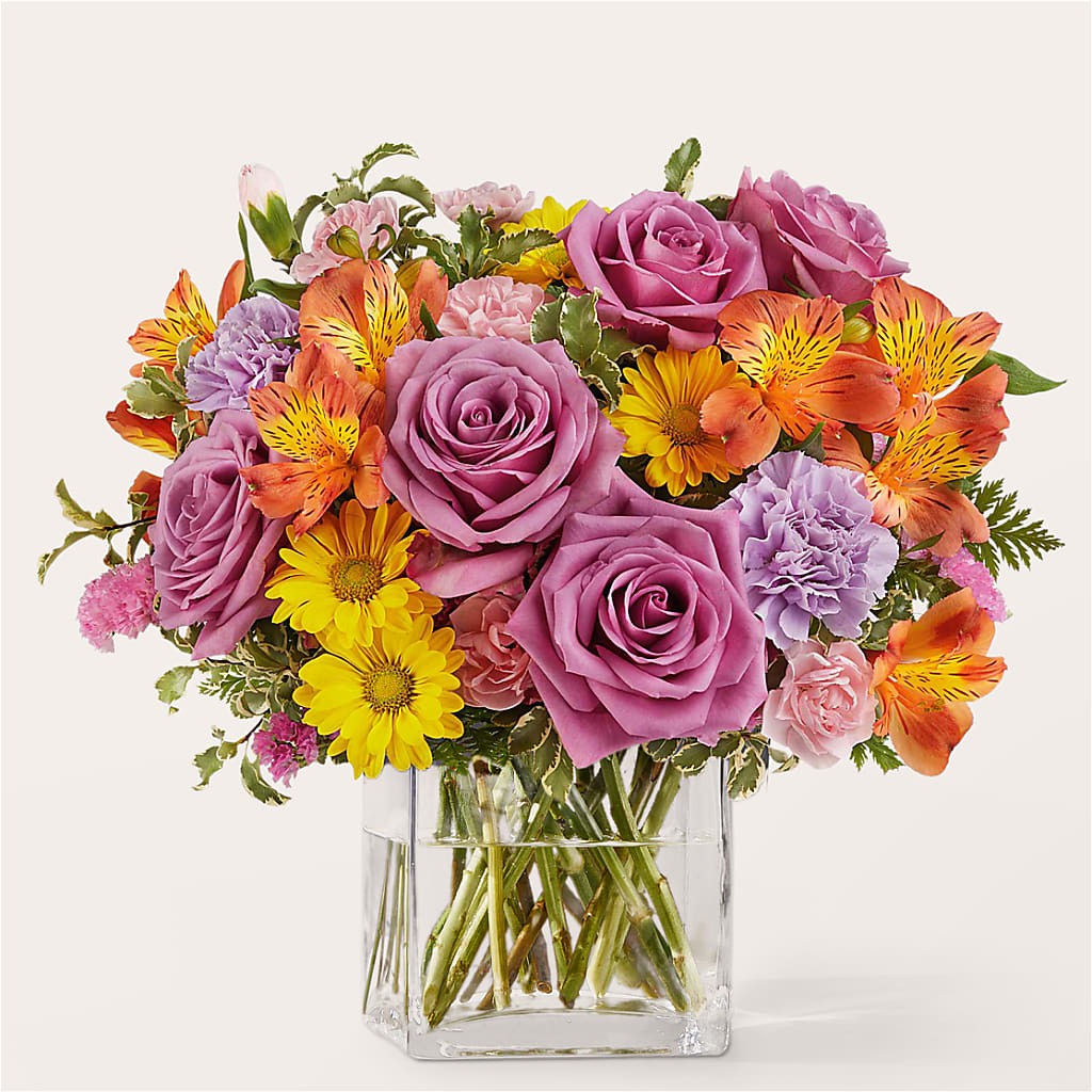 Shades of Happiness Bouquet – KAY'S FLORAL AFFAIR, Monett MO