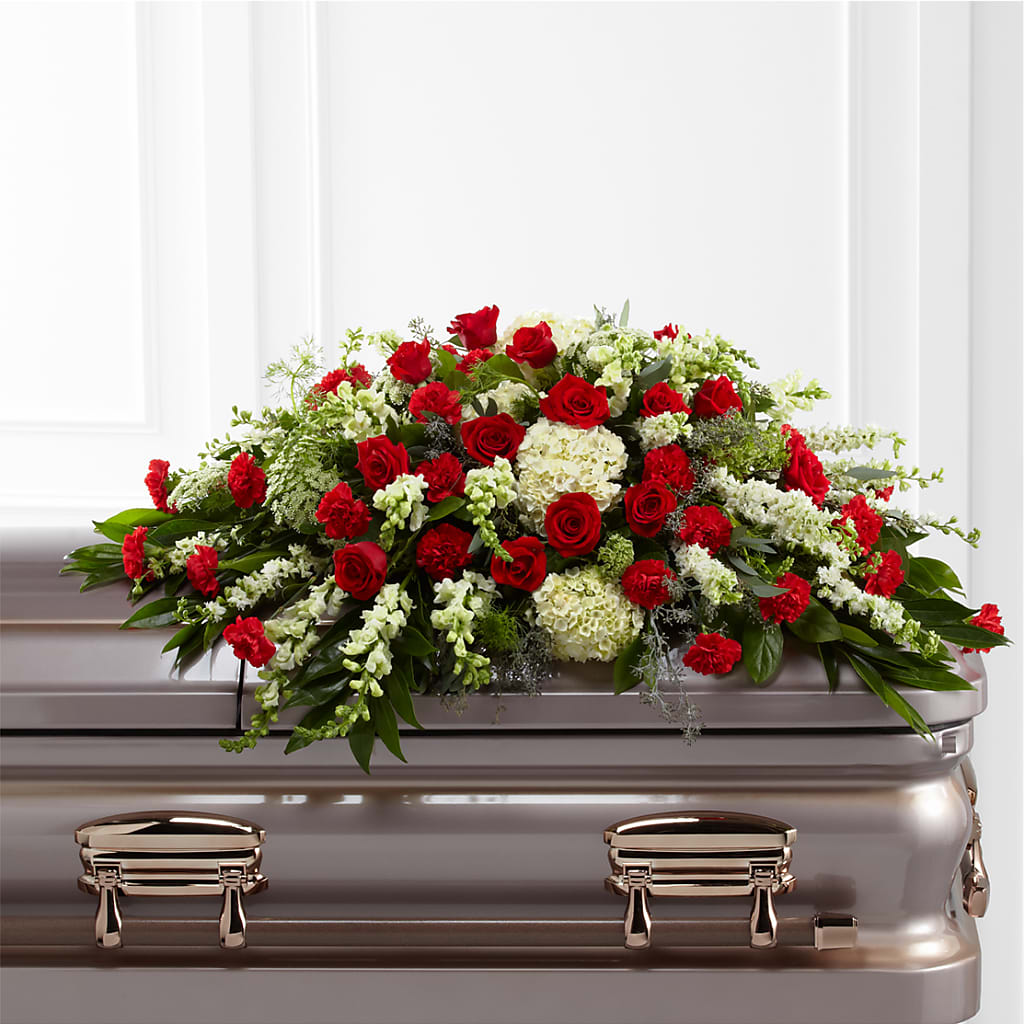 Sincerity Casket Spray – KAY'S FLORAL AFFAIR, Monett MO