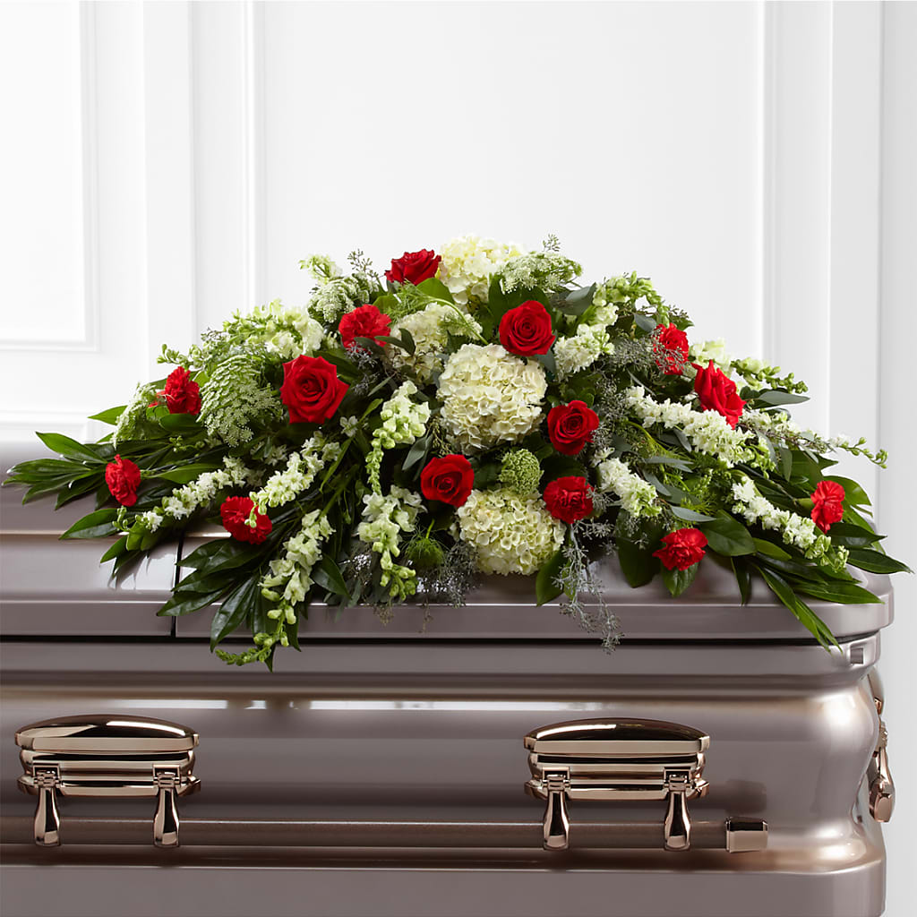 Sincerity Casket Spray – KAY'S FLORAL AFFAIR, Monett MO