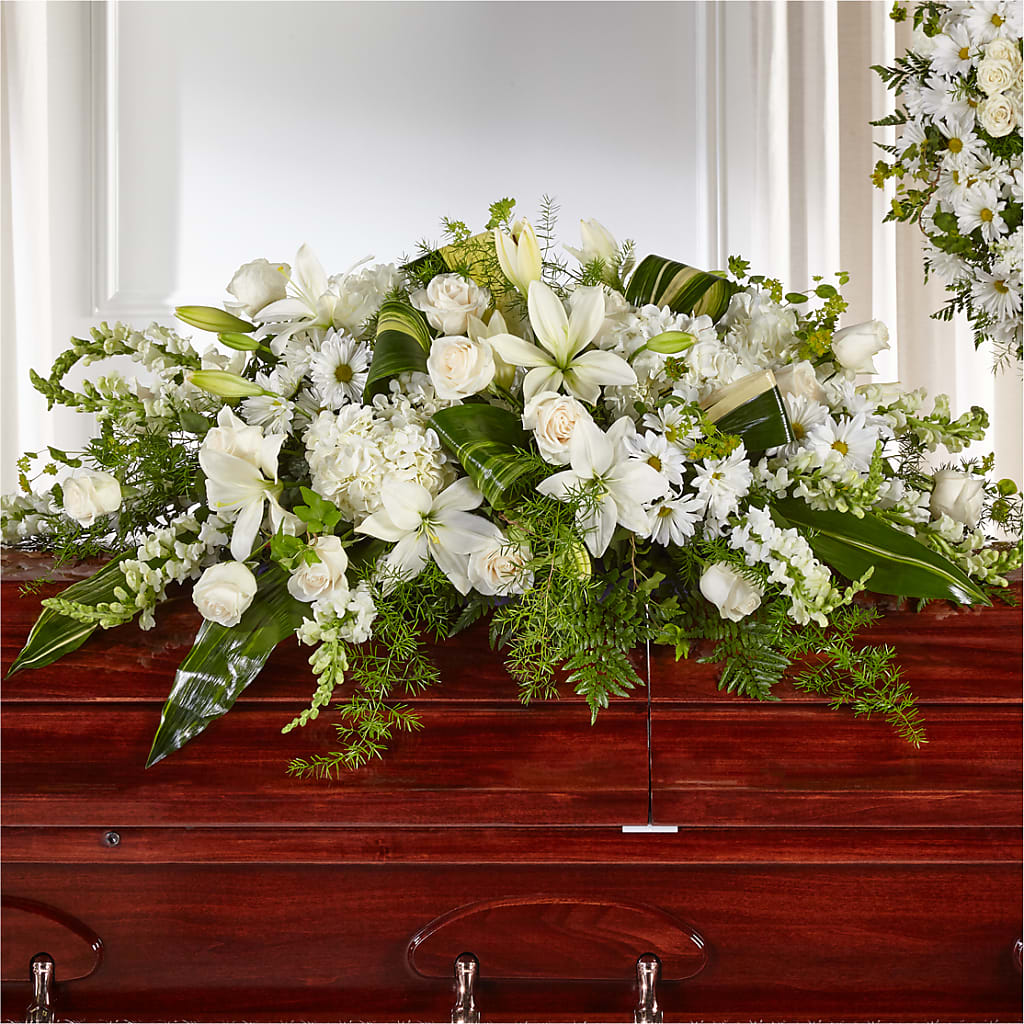Abundance Casket Spray – KAY'S FLORAL AFFAIR, Monett MO