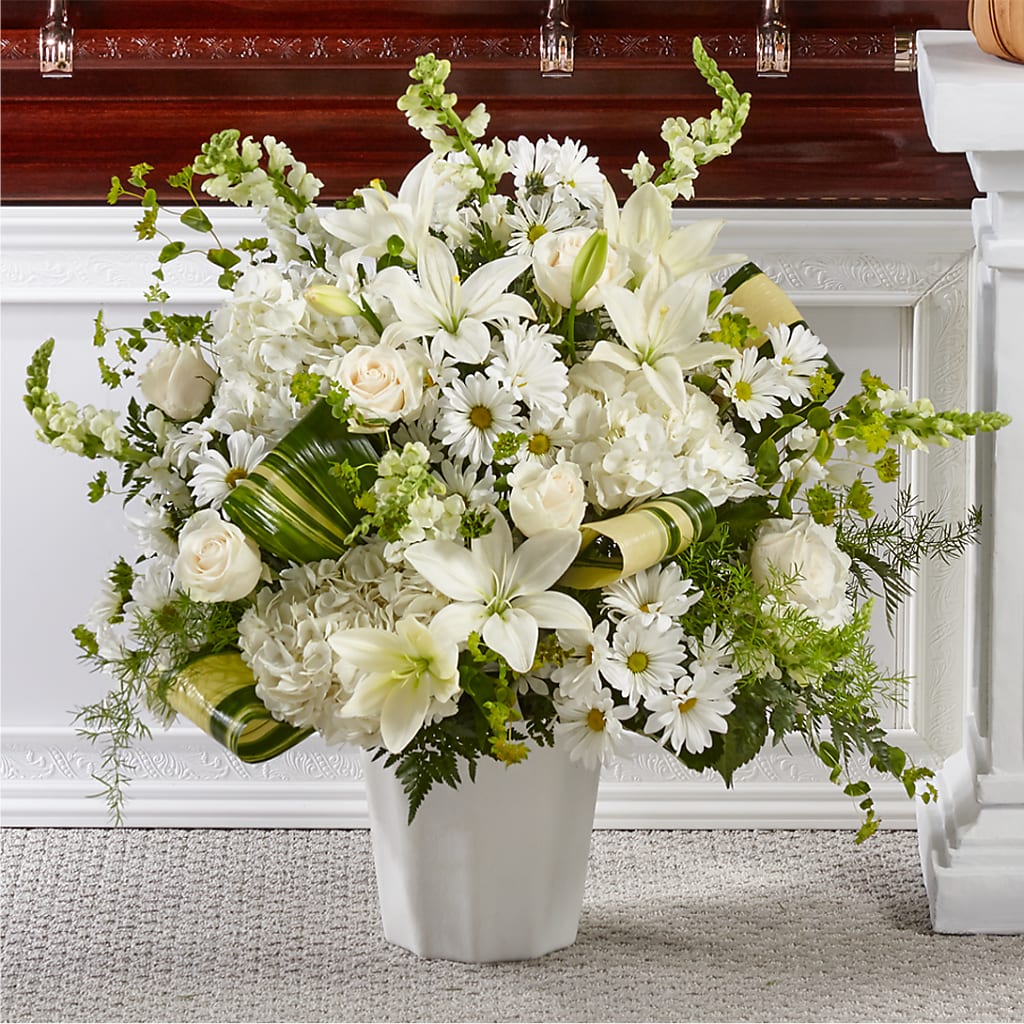 Thoughts of Tranquility Floor Basket – KAY'S FLORAL AFFAIR, Monett MO