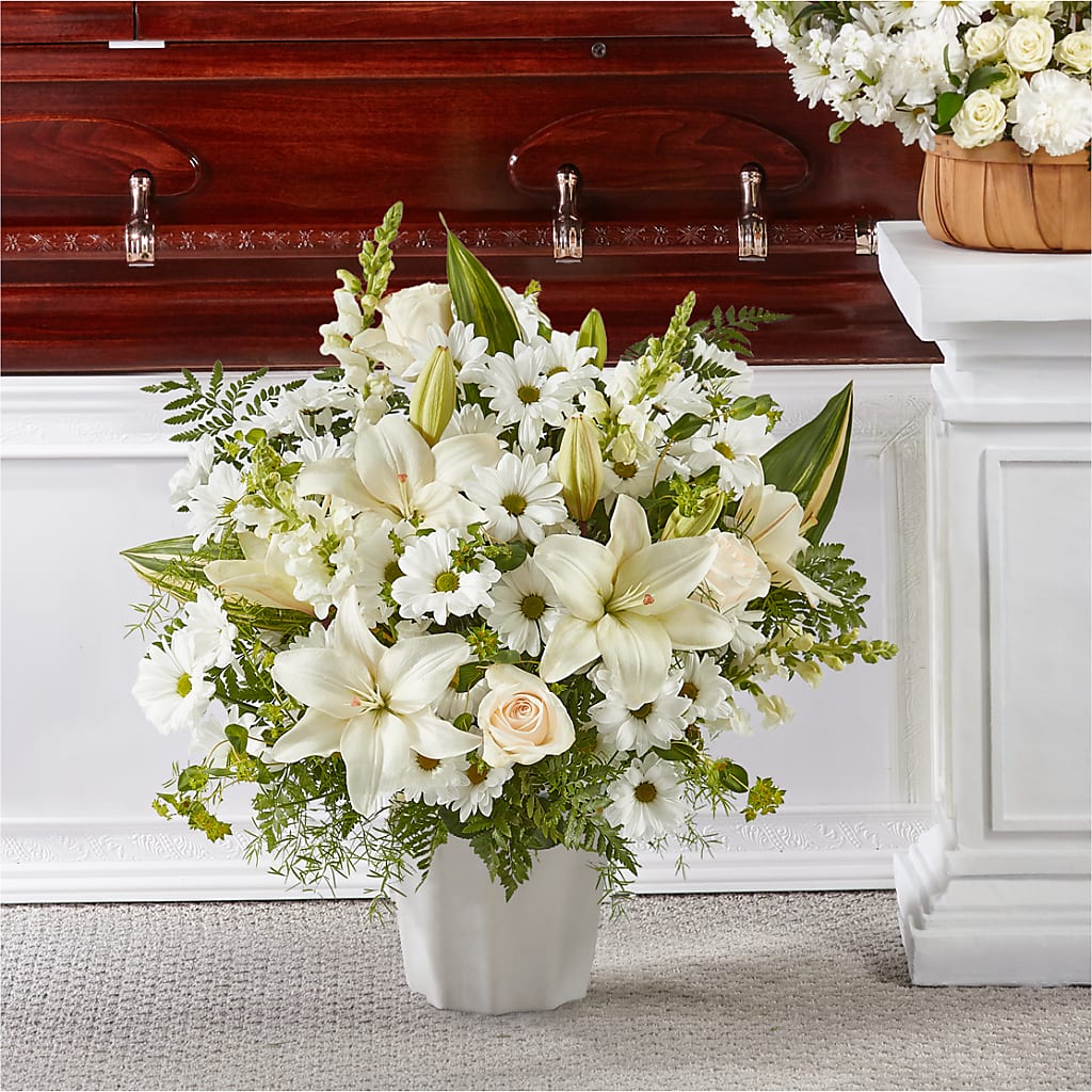Thoughts of Tranquility Floor Basket – KAY'S FLORAL AFFAIR, Monett MO