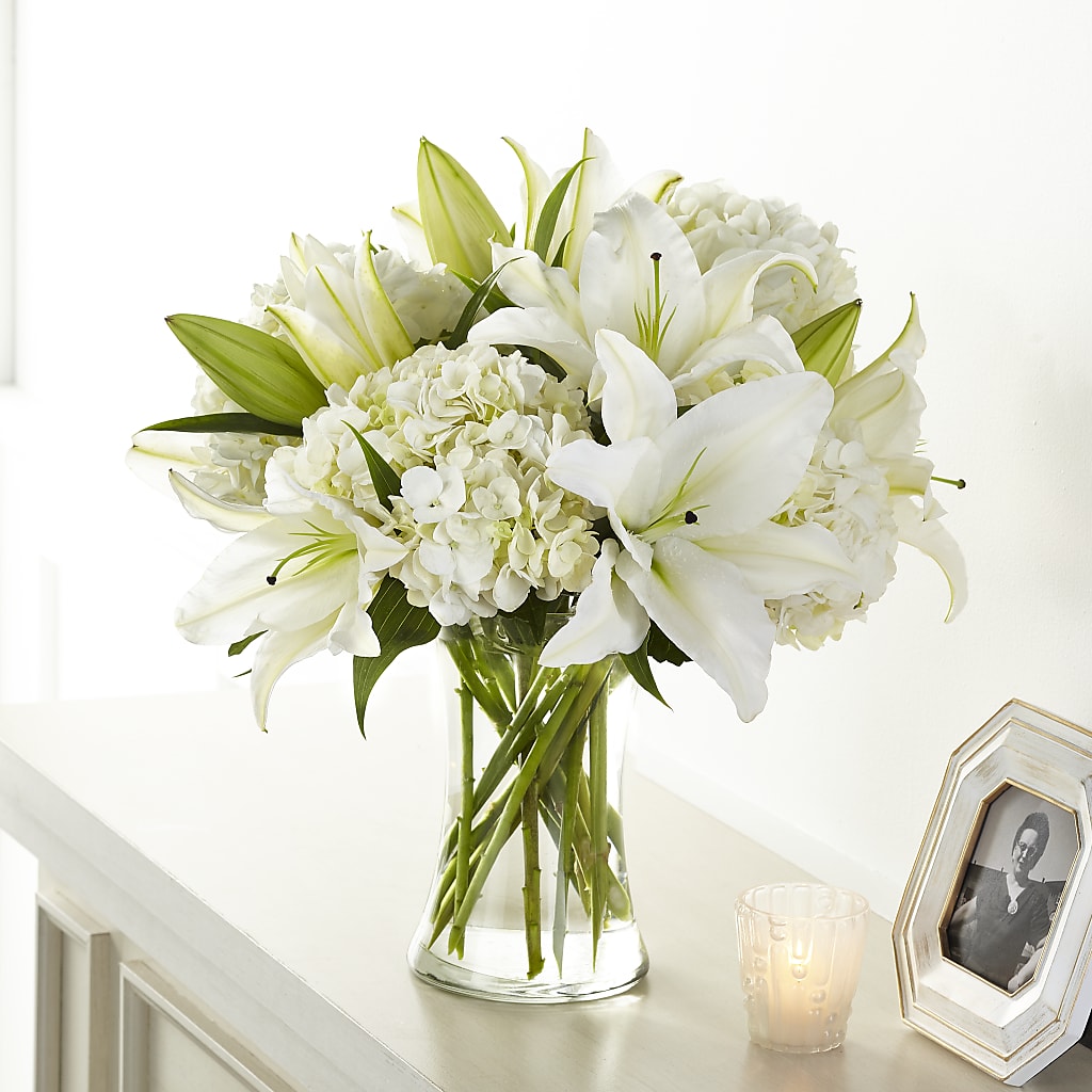 Compassionate Lily Bouquet – KAY'S FLORAL AFFAIR, Monett MO