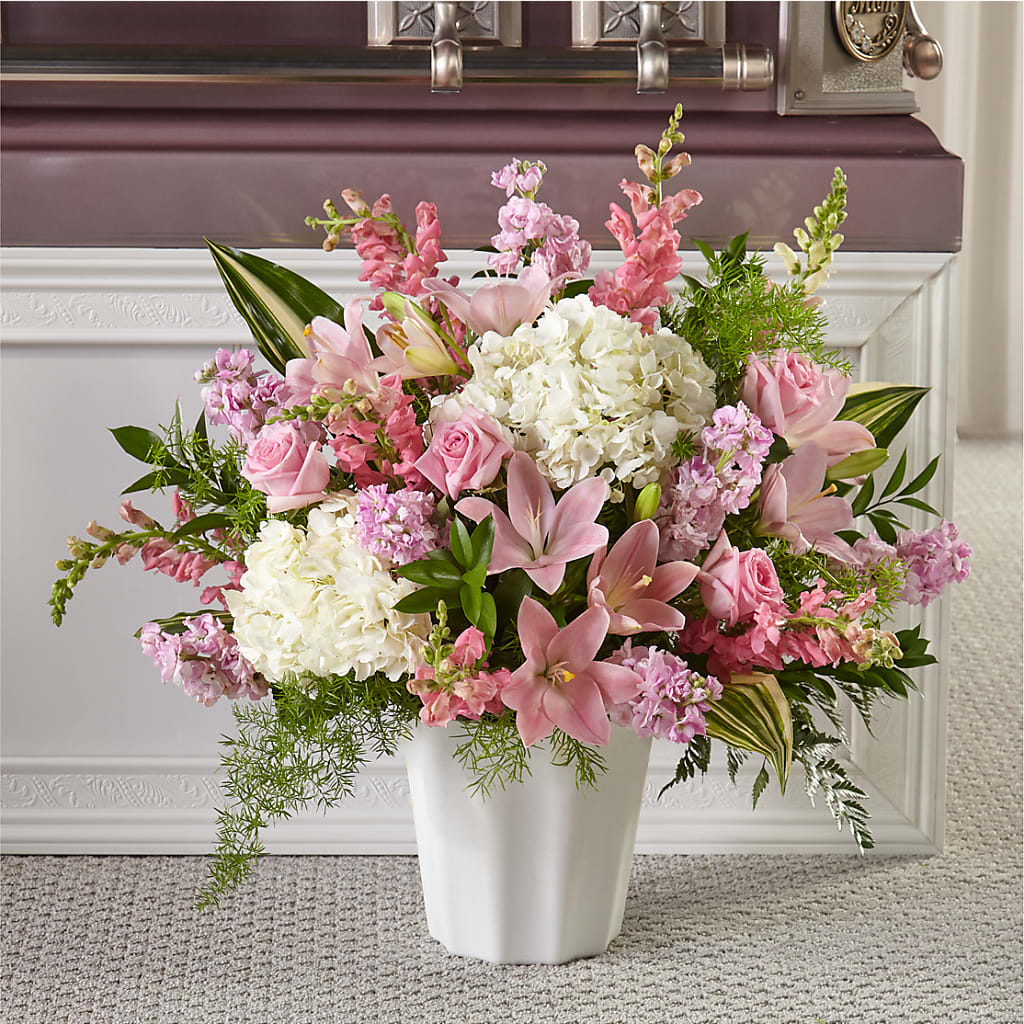 Simply Serene Floor Basket – KAY'S FLORAL AFFAIR, Monett MO