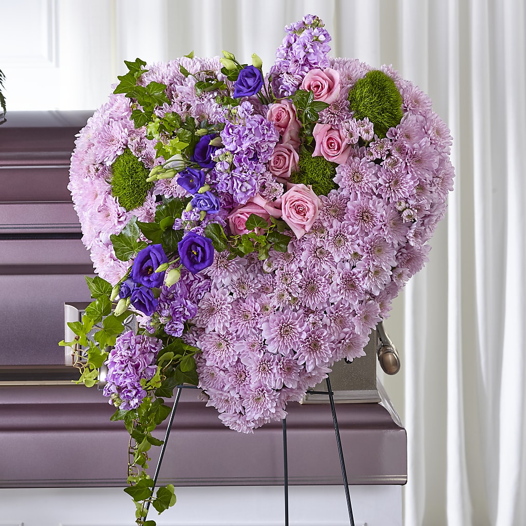 Treasured Love Standing Heart – KAY'S FLORAL AFFAIR, Monett MO
