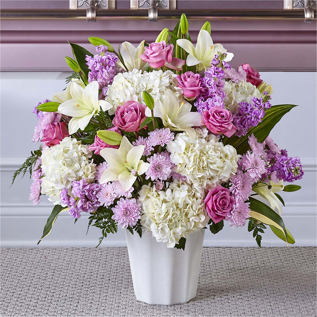Heaven Sent Floor Basket – KAY'S FLORAL AFFAIR, Monett MO