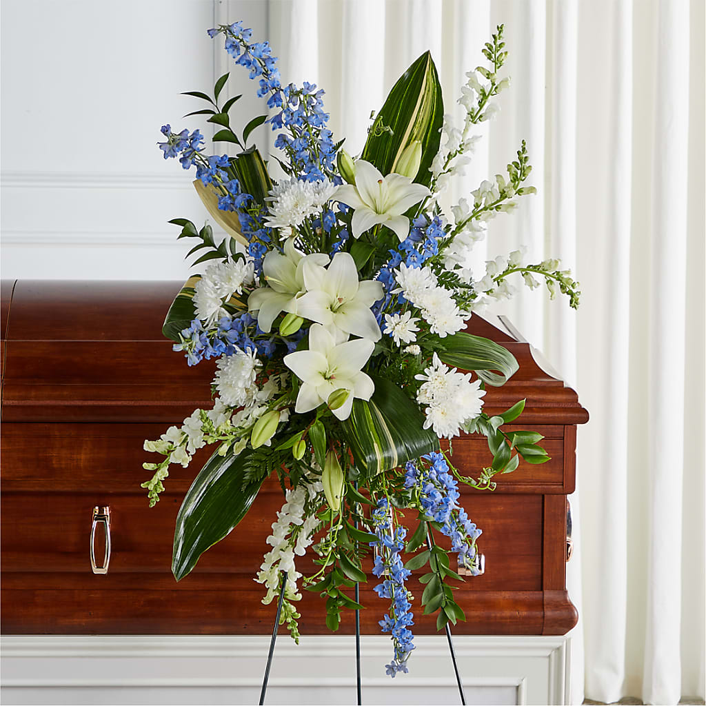 Eternal Impressions Standing Spray – KAY'S FLORAL AFFAIR, Monett MO