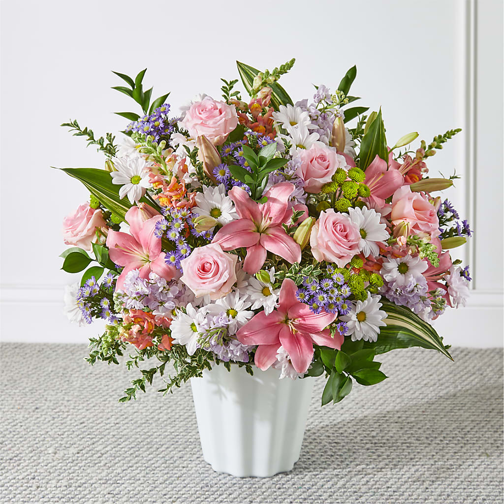 Abundant Compassion Floor Basket – KAY'S FLORAL AFFAIR, Monett MO