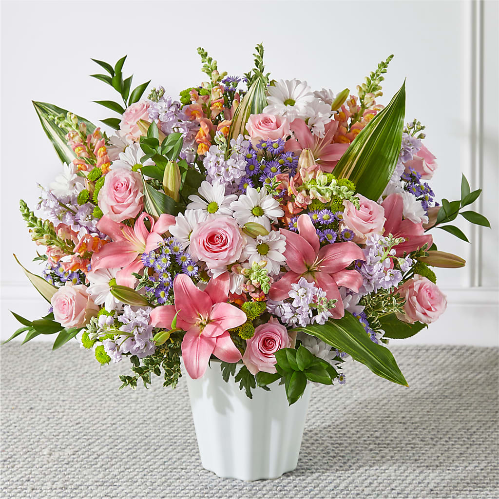 Abundant Compassion Floor Basket – KAY'S FLORAL AFFAIR, Monett MO