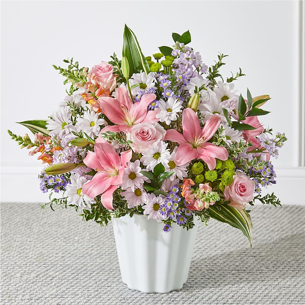 Abundant Compassion Floor Basket – KAY'S FLORAL AFFAIR, Monett MO