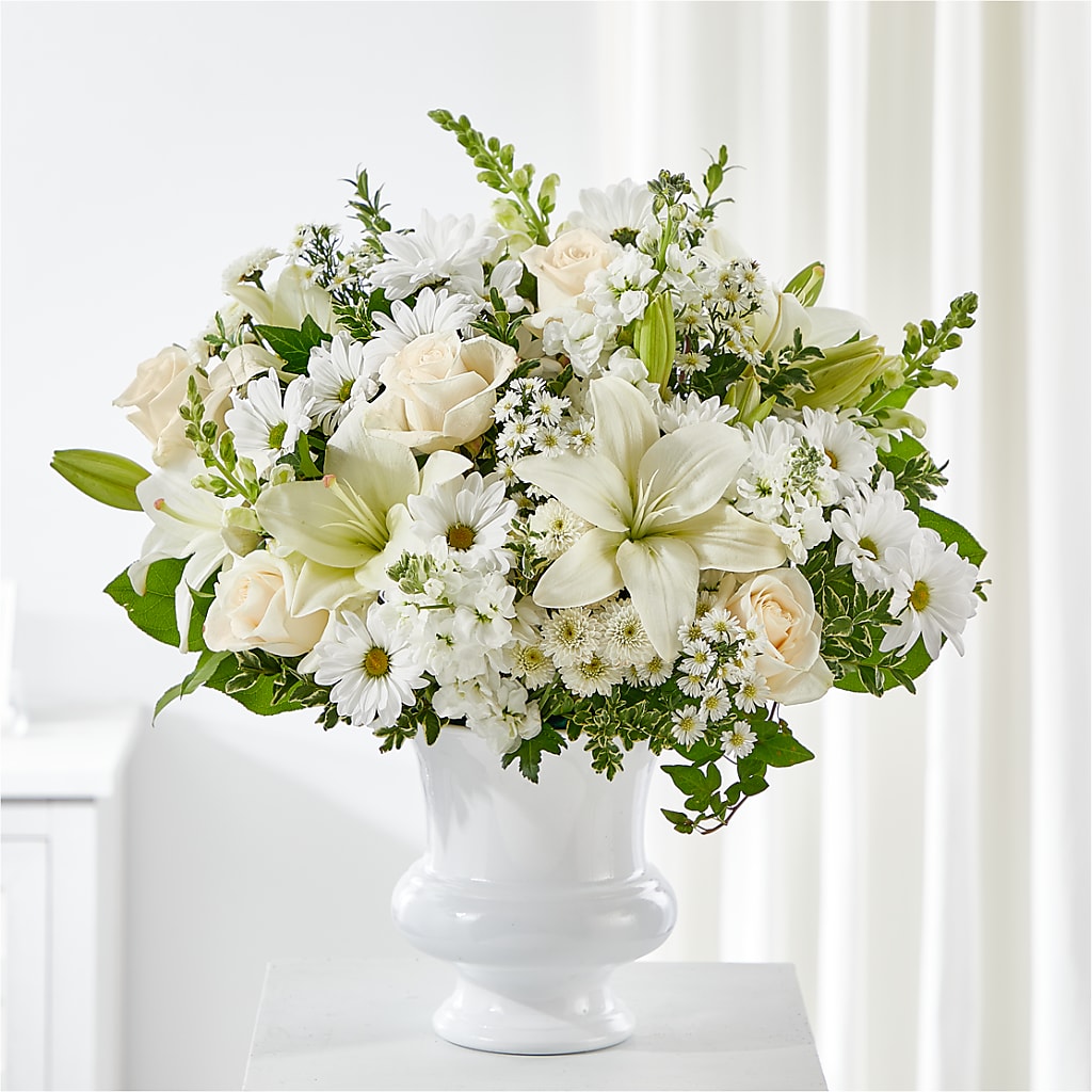 Uplifting Urn Arrangement – KAY'S FLORAL AFFAIR, Monett MO