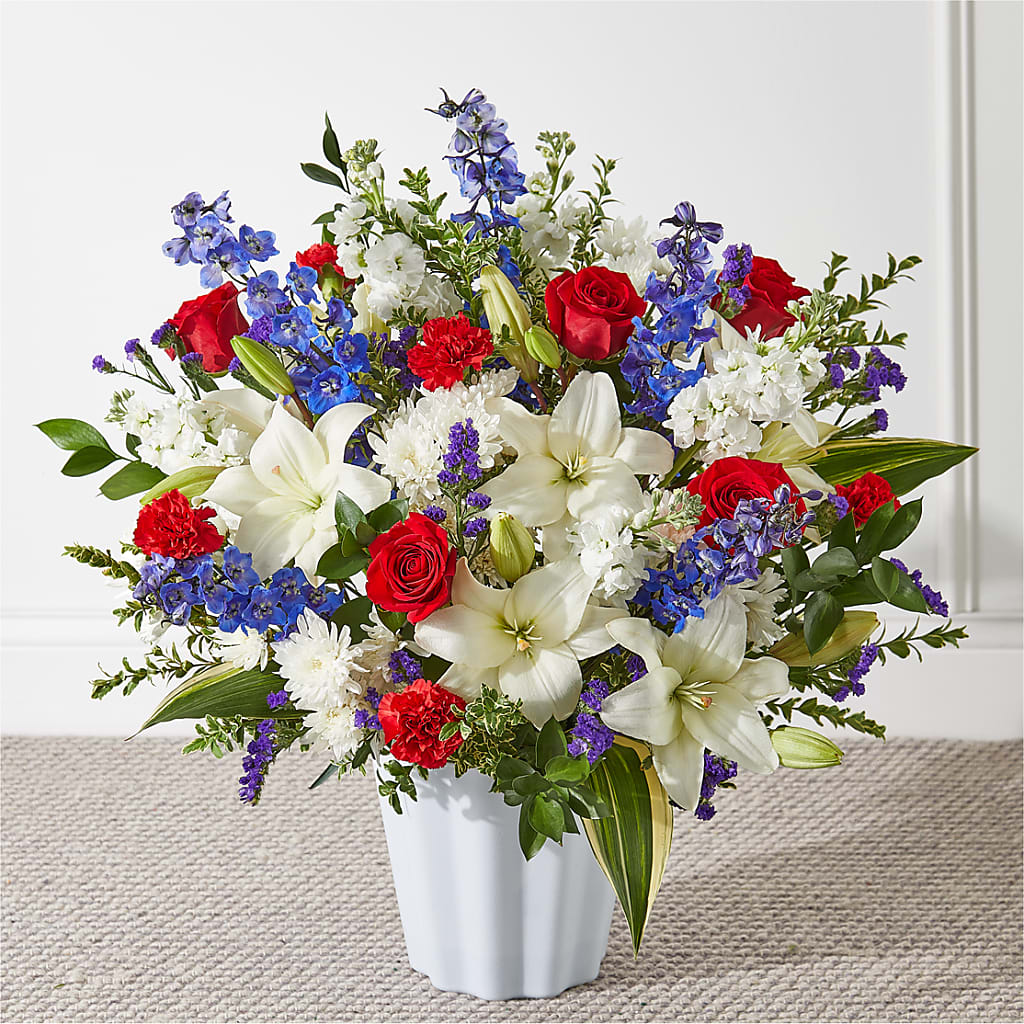 Consoled Floor Basket – KAY'S FLORAL AFFAIR, Monett MO