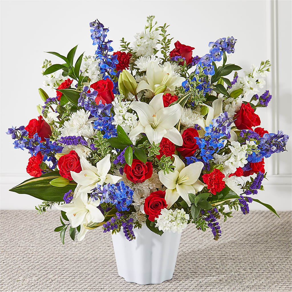 Consoled Floor Basket – KAY'S FLORAL AFFAIR, Monett MO