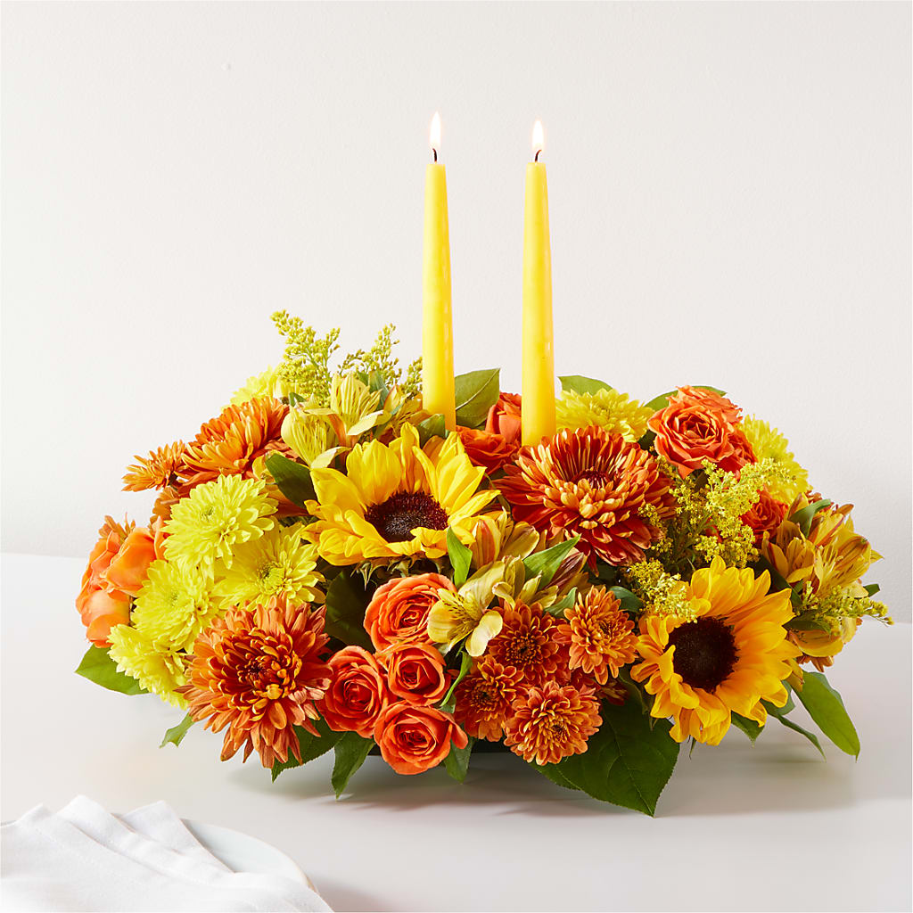 Autumn Harmony Centerpiece – KAY'S FLORAL AFFAIR, Monett MO
