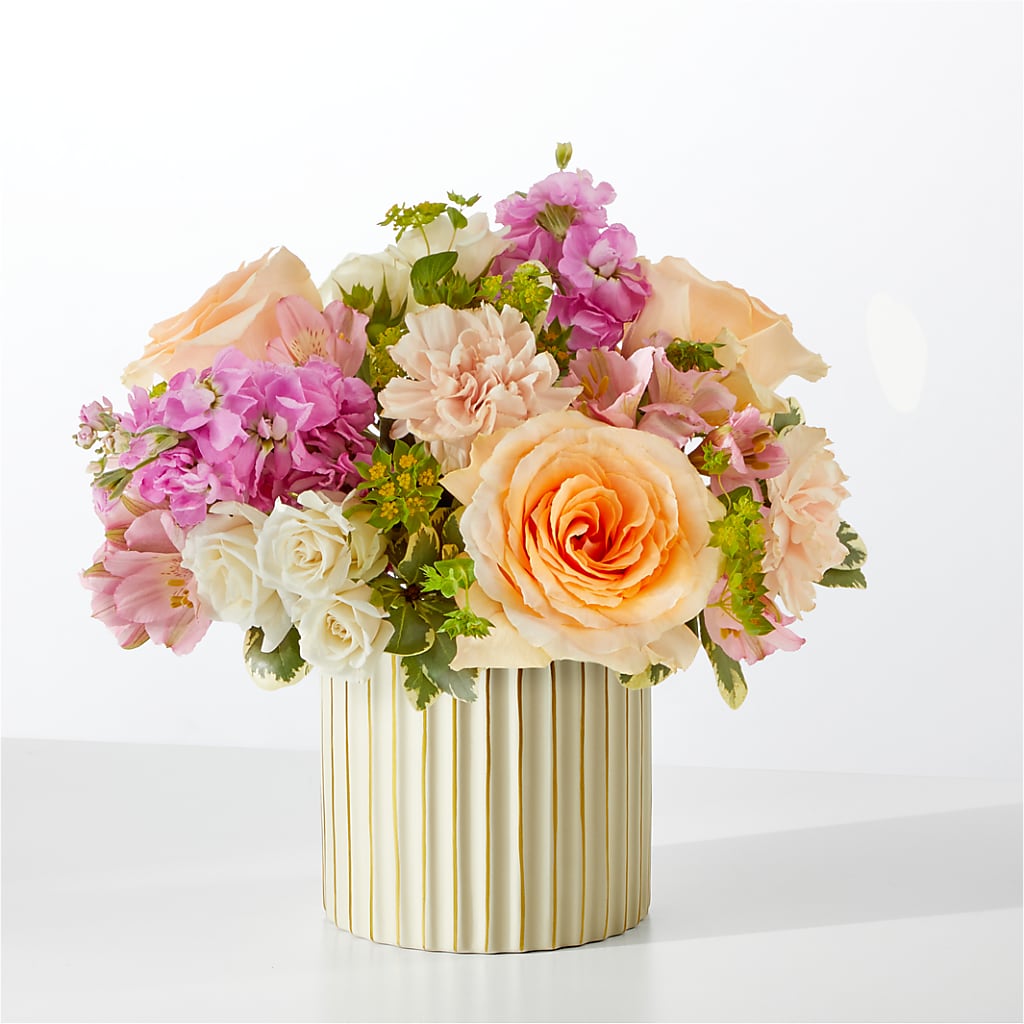 Paradise Bouquet with Ivory Vase – KAY'S FLORAL AFFAIR, Monett MO