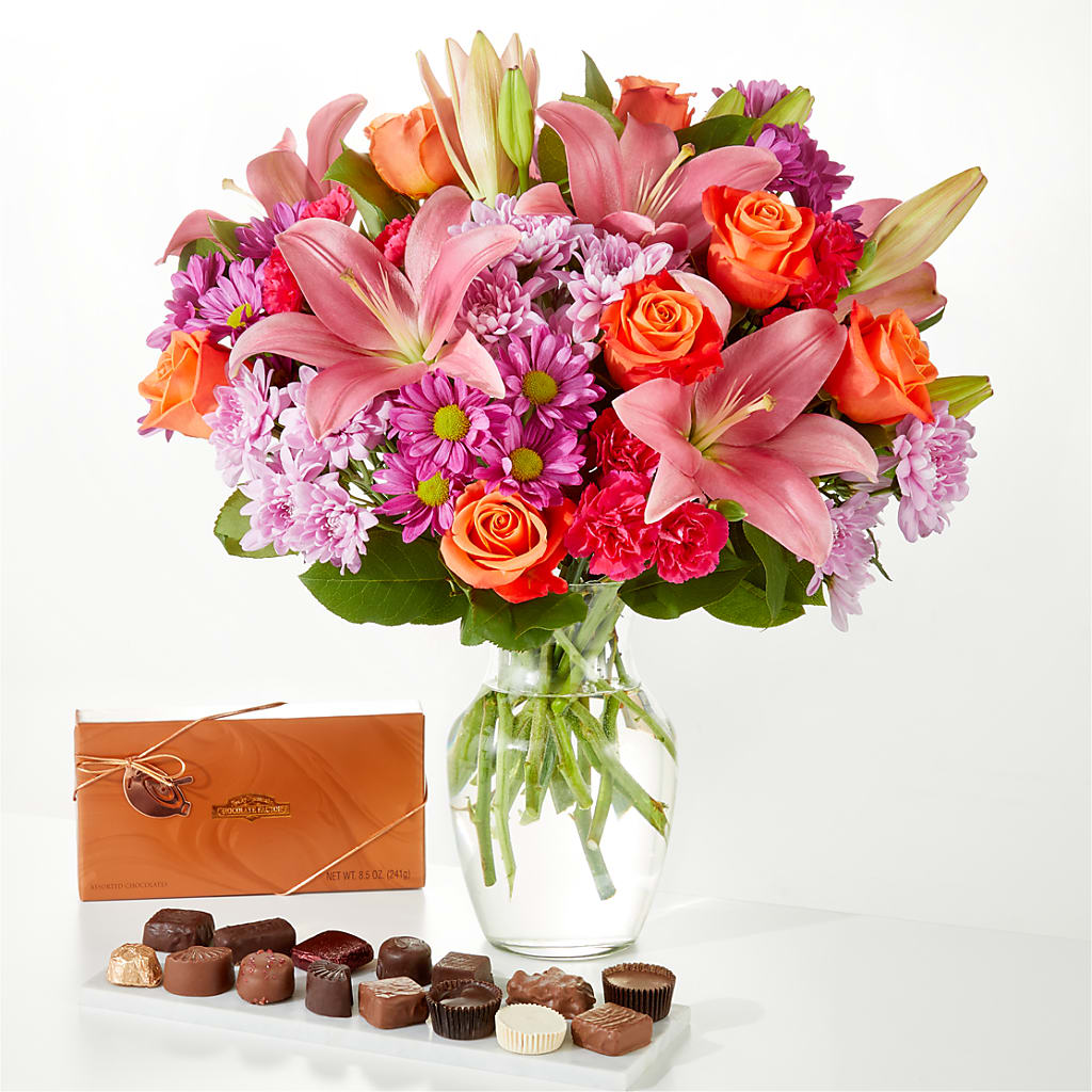 One and Only Bouquet and Chocolate Bundle – KAY'S FLORAL AFFAIR, Monett MO