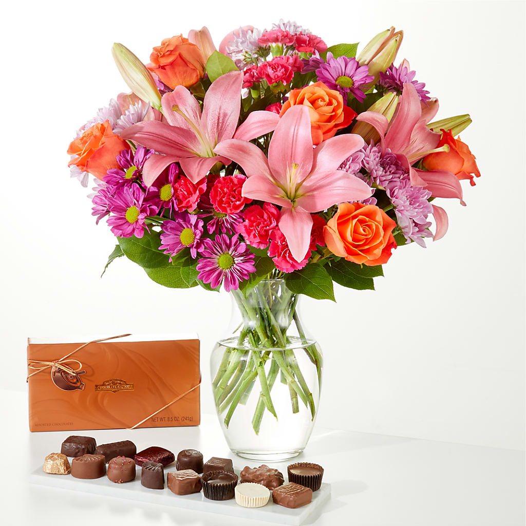One and Only Bouquet and Chocolate Bundle – KAY'S FLORAL AFFAIR, Monett MO