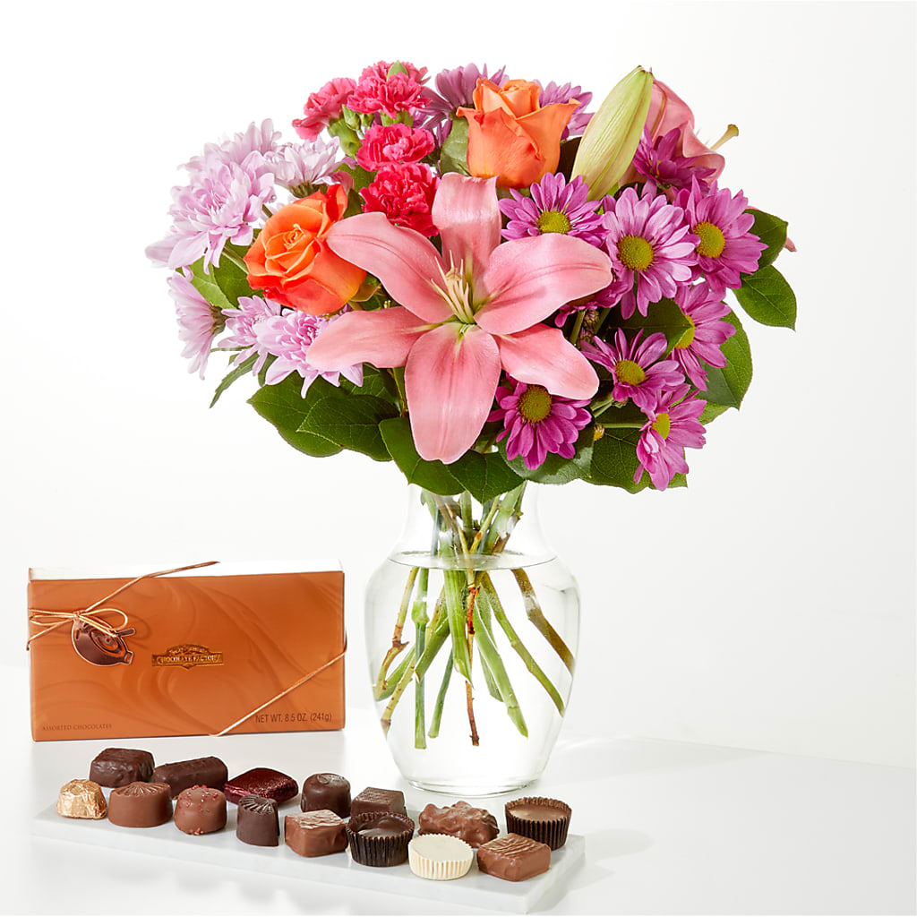 One and Only Bouquet and Chocolate Bundle – KAY'S FLORAL AFFAIR, Monett MO