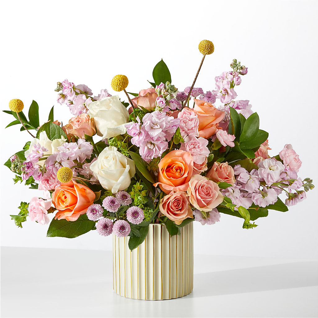 French Market Bouquet with Ivory Vase – KAY'S FLORAL AFFAIR, Monett MO