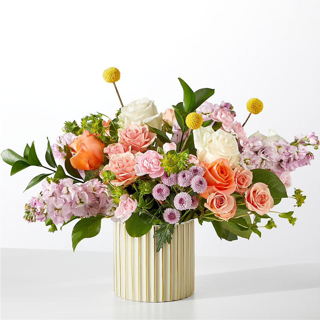 French Market Bouquet with Ivory Vase – KAY'S FLORAL AFFAIR, Monett MO