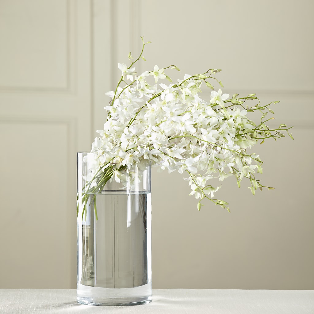 White Dendrobium Bouquet – KAY'S FLORAL AFFAIR, Monett MO