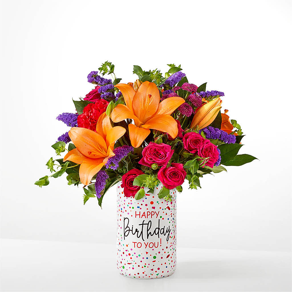 Birthday Palooza Bouquet – KAY'S FLORAL AFFAIR, Monett MO