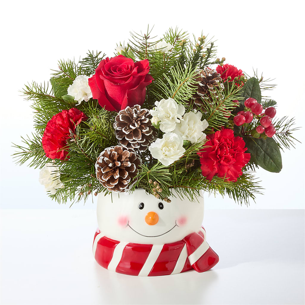 Jolly Snowman Bouquet – KAY'S FLORAL AFFAIR, Monett MO