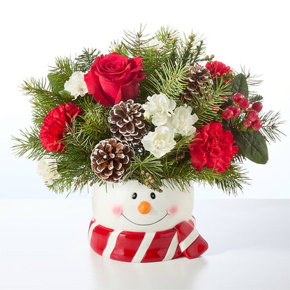 Jolly Snowman Bouquet – KAY'S FLORAL AFFAIR, Monett MO