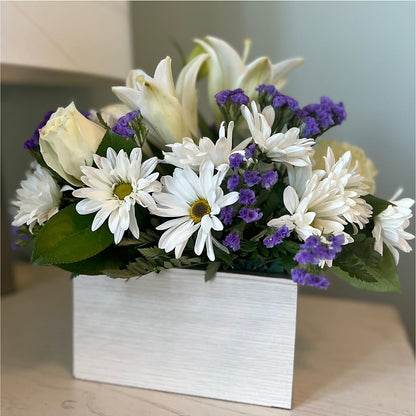 Beyond Blue Box Bouquet – KAY'S FLORAL AFFAIR, Monett MO