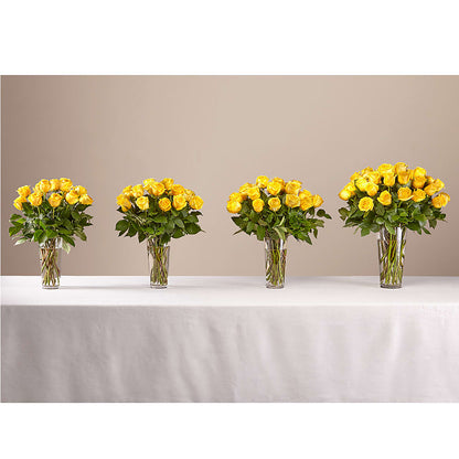 Long Stem Yellow Rose Bouquet – KAY'S FLORAL AFFAIR, Monett MO