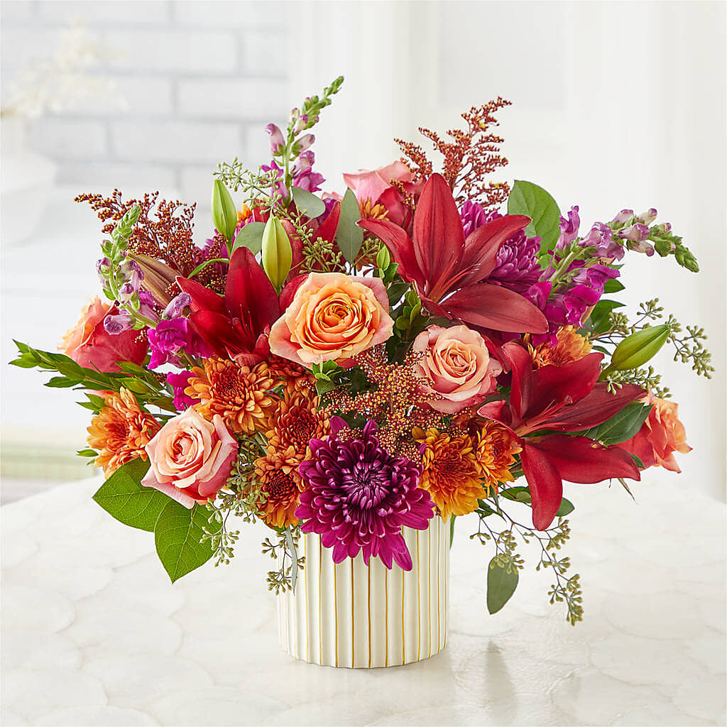 Burgundy Landscape Bouquet – KAY'S FLORAL AFFAIR, Monett MO