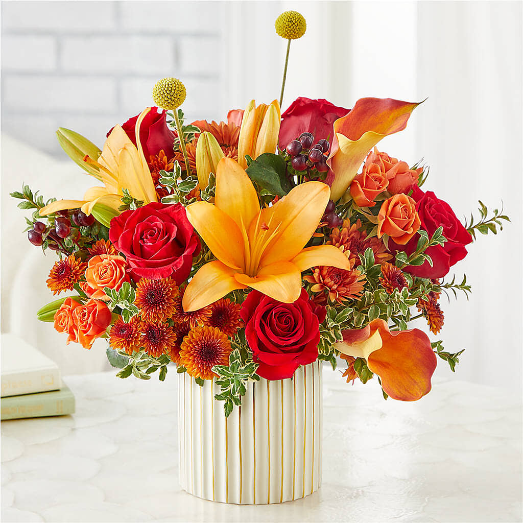 Scarlet Skies Bouquet – KAY'S FLORAL AFFAIR, Monett MO