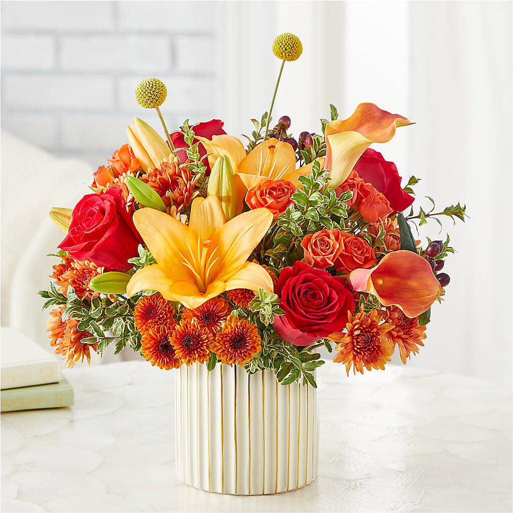Scarlet Skies Bouquet – KAY'S FLORAL AFFAIR, Monett MO