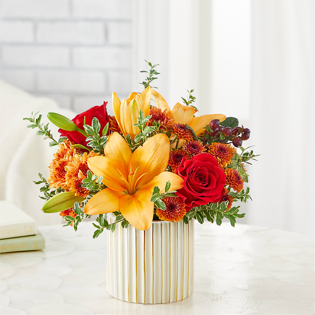 Scarlet Skies Bouquet – KAY'S FLORAL AFFAIR, Monett MO