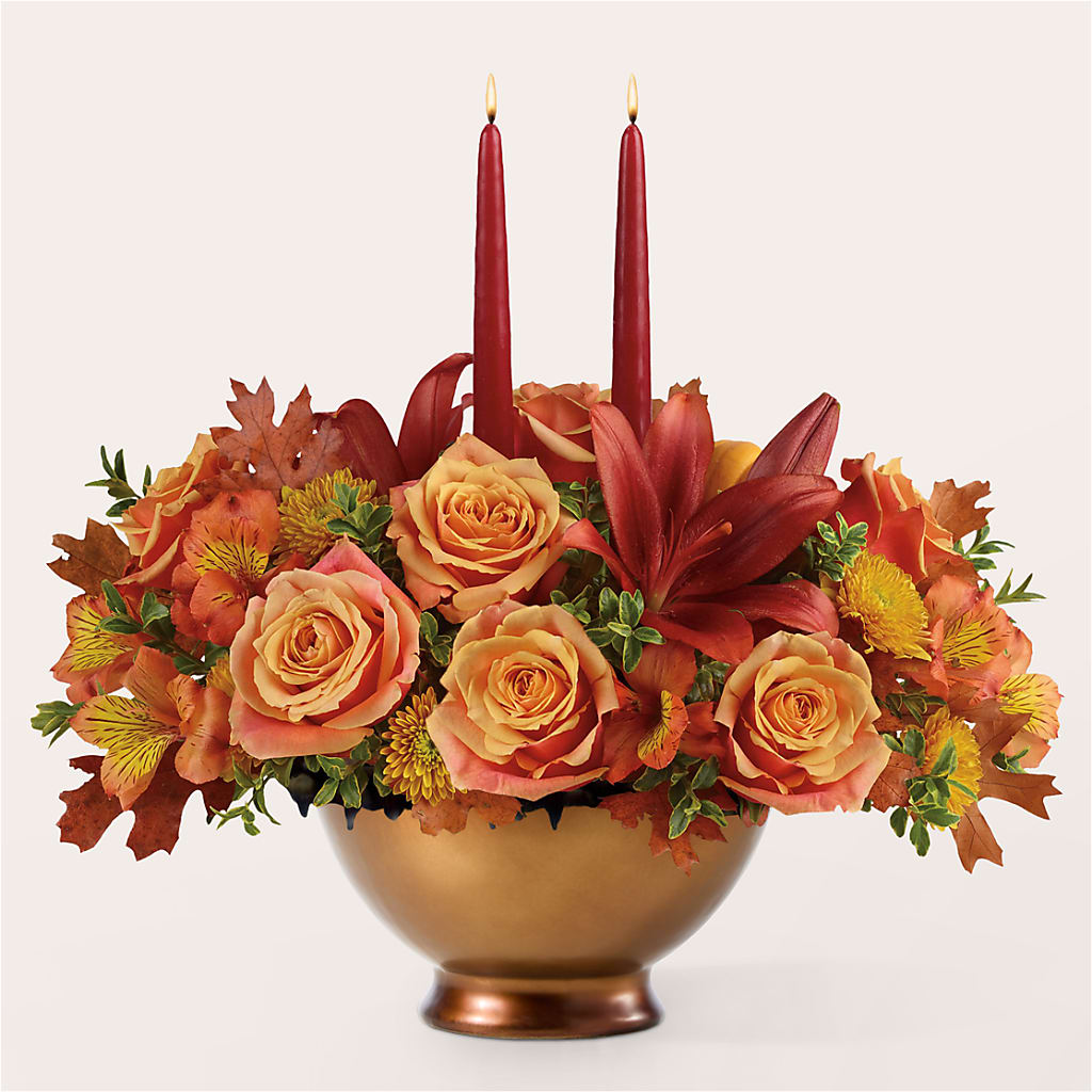 Harvest Table Centerpiece – KAY'S FLORAL AFFAIR, Monett MO