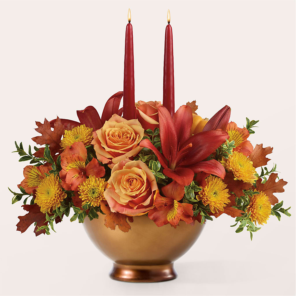 Harvest Table Centerpiece – KAY'S FLORAL AFFAIR, Monett MO