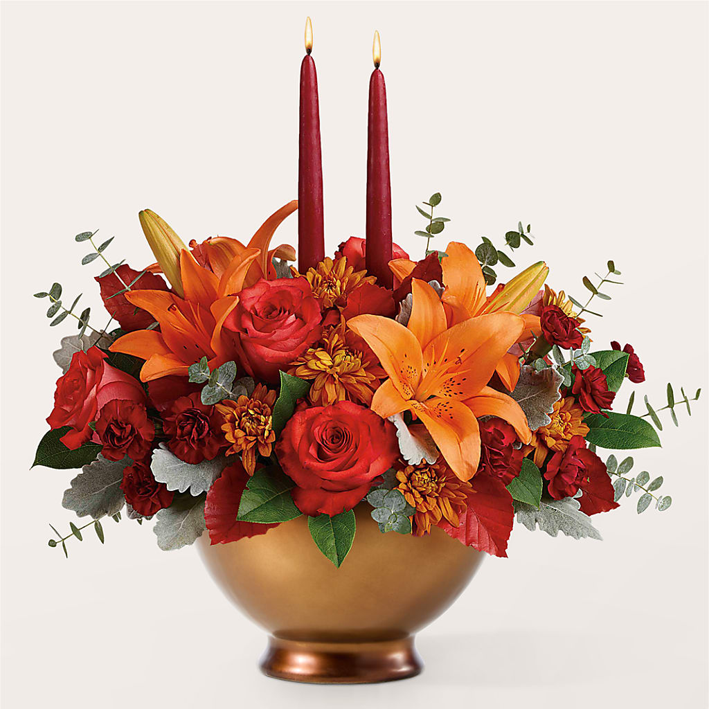 Fruits of Fall Centerpiece – KAY'S FLORAL AFFAIR, Monett MO
