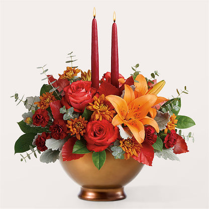 Fruits of Fall Centerpiece – KAY'S FLORAL AFFAIR, Monett MO