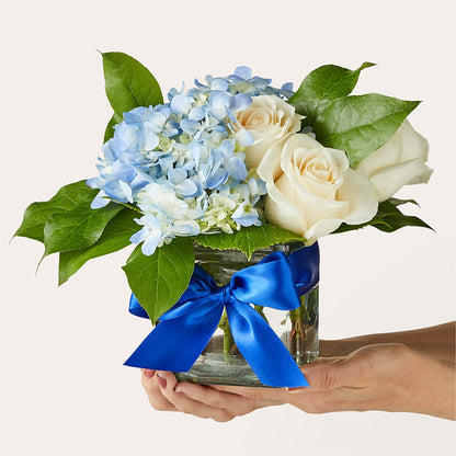 Sky Blue Delight Bouquet – KAY'S FLORAL AFFAIR, Monett MO