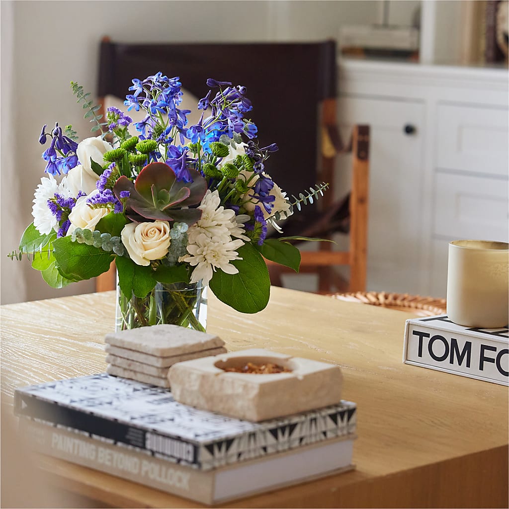 Cerulean Waves Bouquet – KAY'S FLORAL AFFAIR, Monett MO